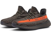 Women Yeezy Boost 350 V2 Triple Gray Orange